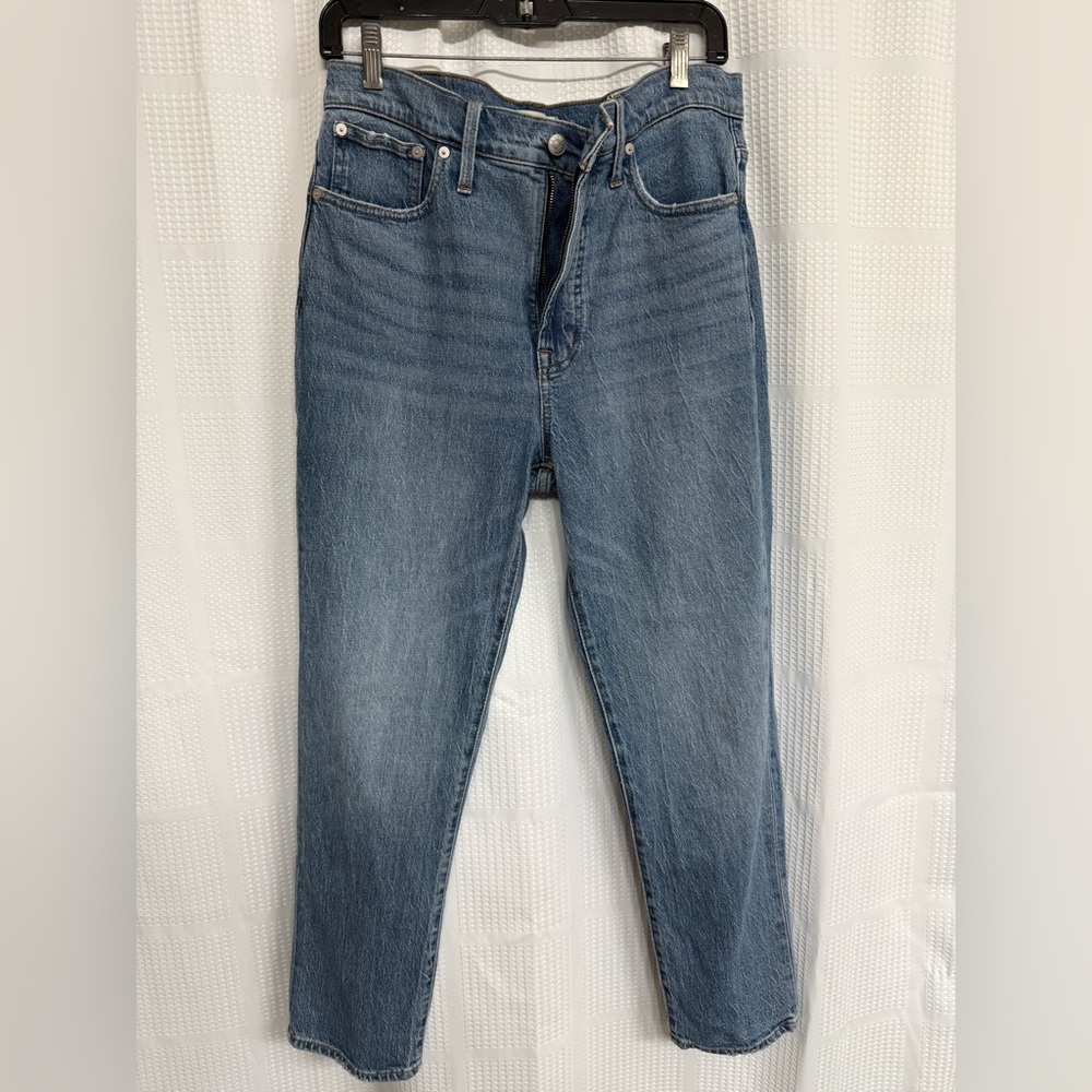 Madewell Perfect Vintage Jean Sz 29  Straight Blue Mayfield wash mom jean